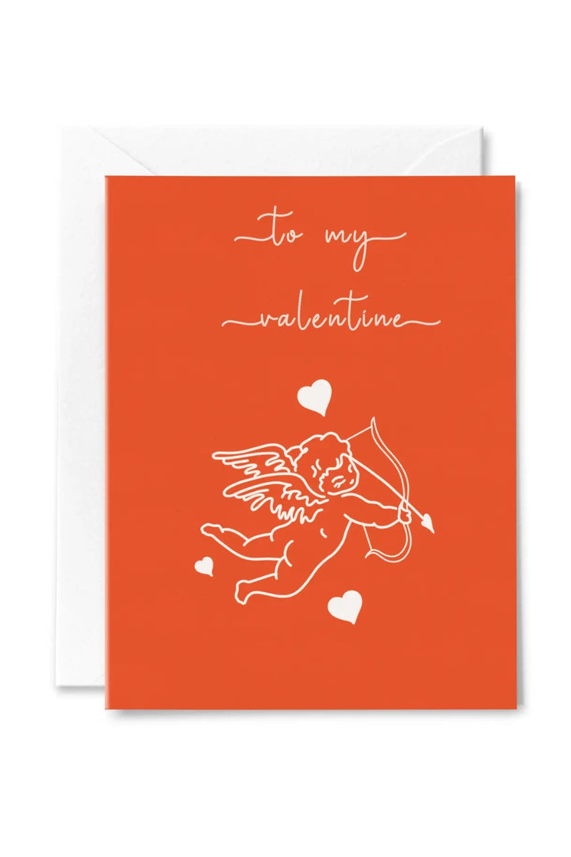 Illustrating Amy Greeting Cards Cupid's Arrow 'To My Valentine'