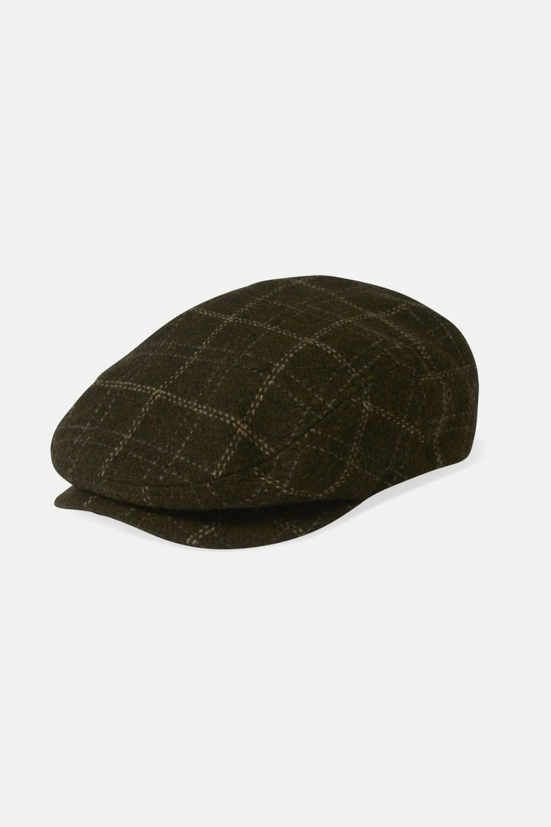 Brixton Barrel Snap Cap - Moss/Sand