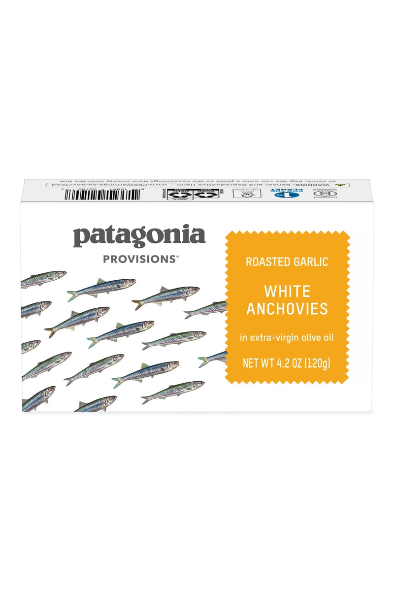 Patagonia Provisions Tinned Fish Roasted Garlic Spanish White Anchovies