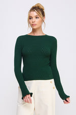 Amayah Sweater Top Forest