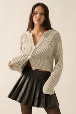 Zayn Cardigan - Heather Cloud