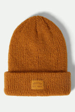 Brixton Woodburn Tall Brushed Beanie - Spruce Yellow