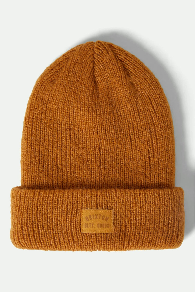 Brixton Woodburn Tall Brushed Beanie - Spruce Yellow