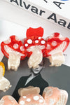 Mushroom Hair Clip - Red