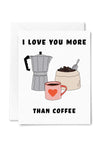 Illustrating Amy Greeting Cards Love You More Than Coffee