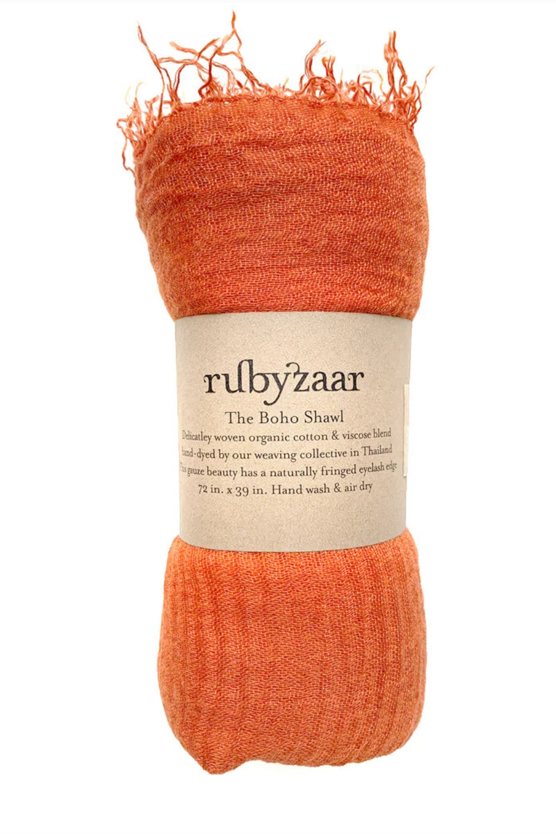 Boho Scarf - Burnt Orange