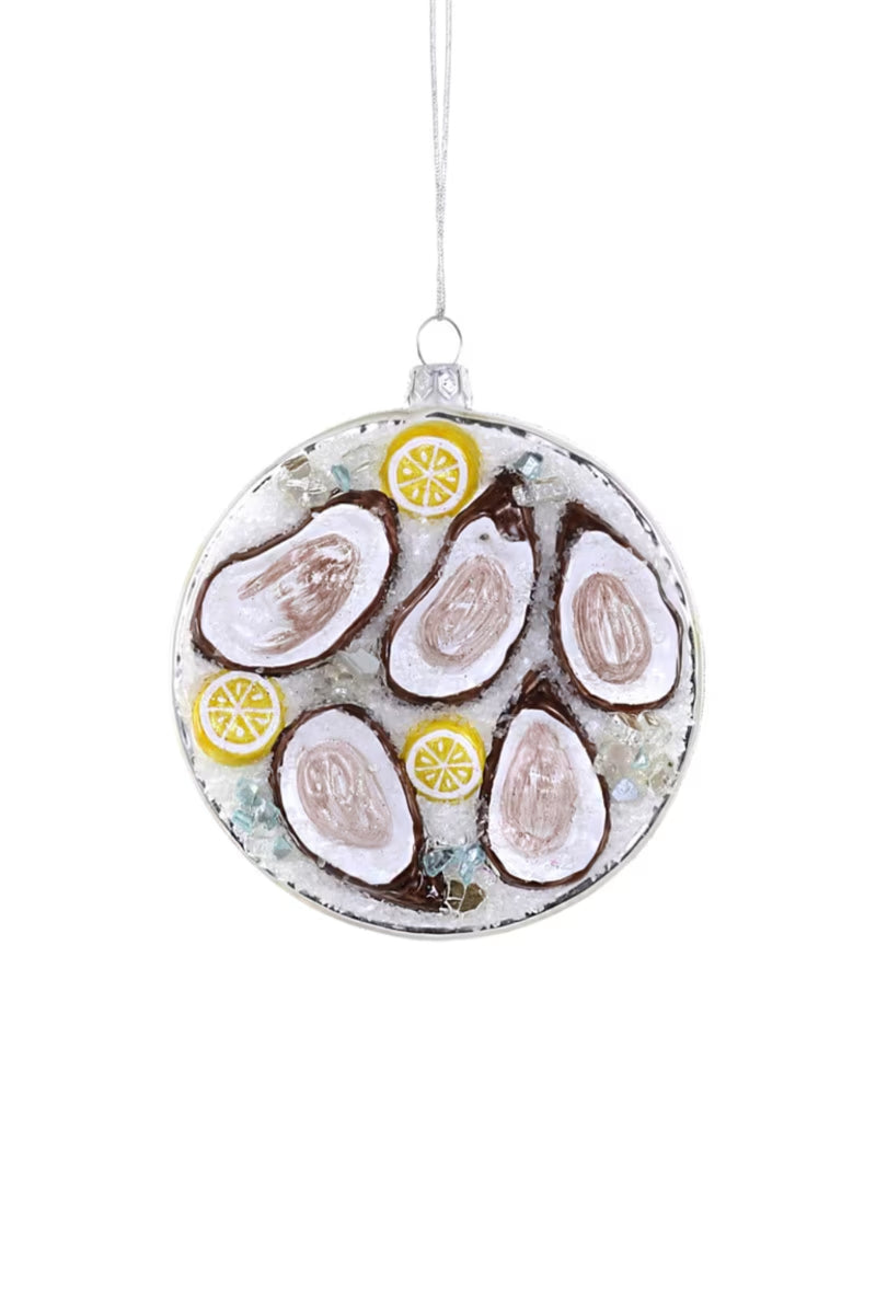 Cody Foster & Co. Plated Oysters On Ice Ornament