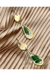 Fluff Hardware Fern Earrings - With Circle
