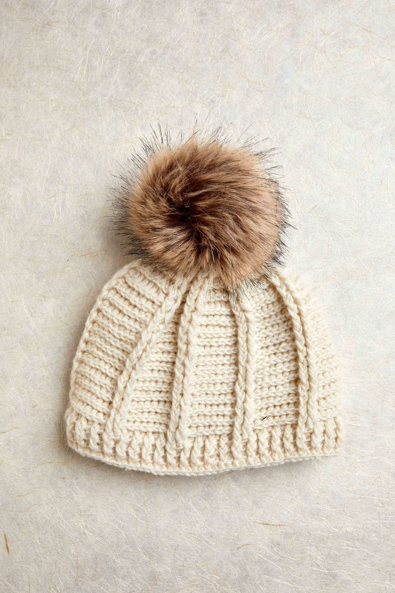 By Many Hands Knit Beanie Brecken - Ecru