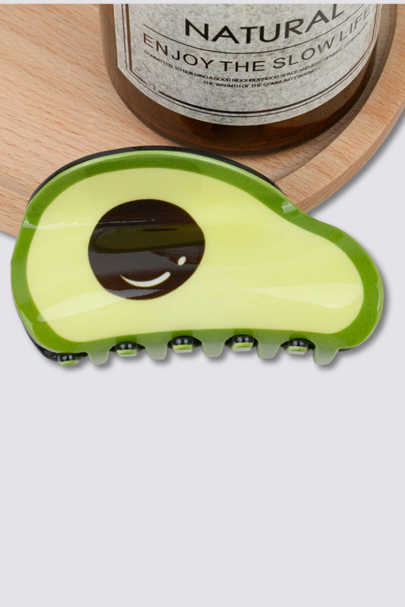 Cute Fruit and Vegetable Hair Claw Clip - Avocado
