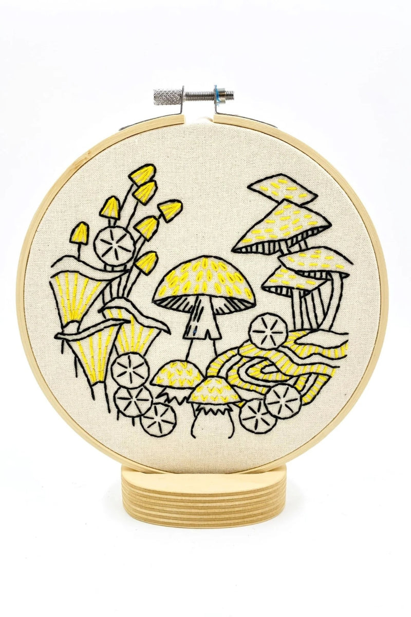 Embroidery Kit Mushrooms