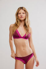 Free People Oh My Darling Bikini - Raspberry