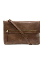 Joy Susan Cassie Foldover Convertible Crossbody Bag - Saddle