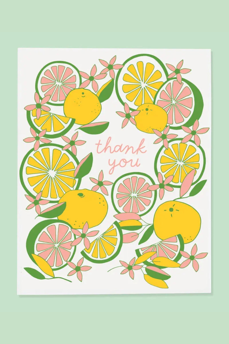 The Good Twin Cards Citrus Thank You