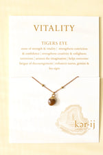 Healing Stone Necklace Tigers Eye (Vitality)