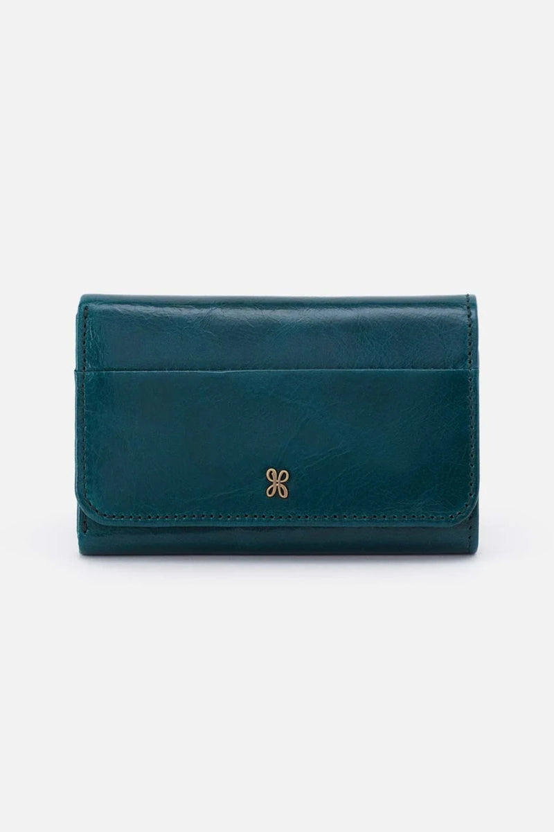 Hobo Jill Trifold Wallet - Wild Bluegrass