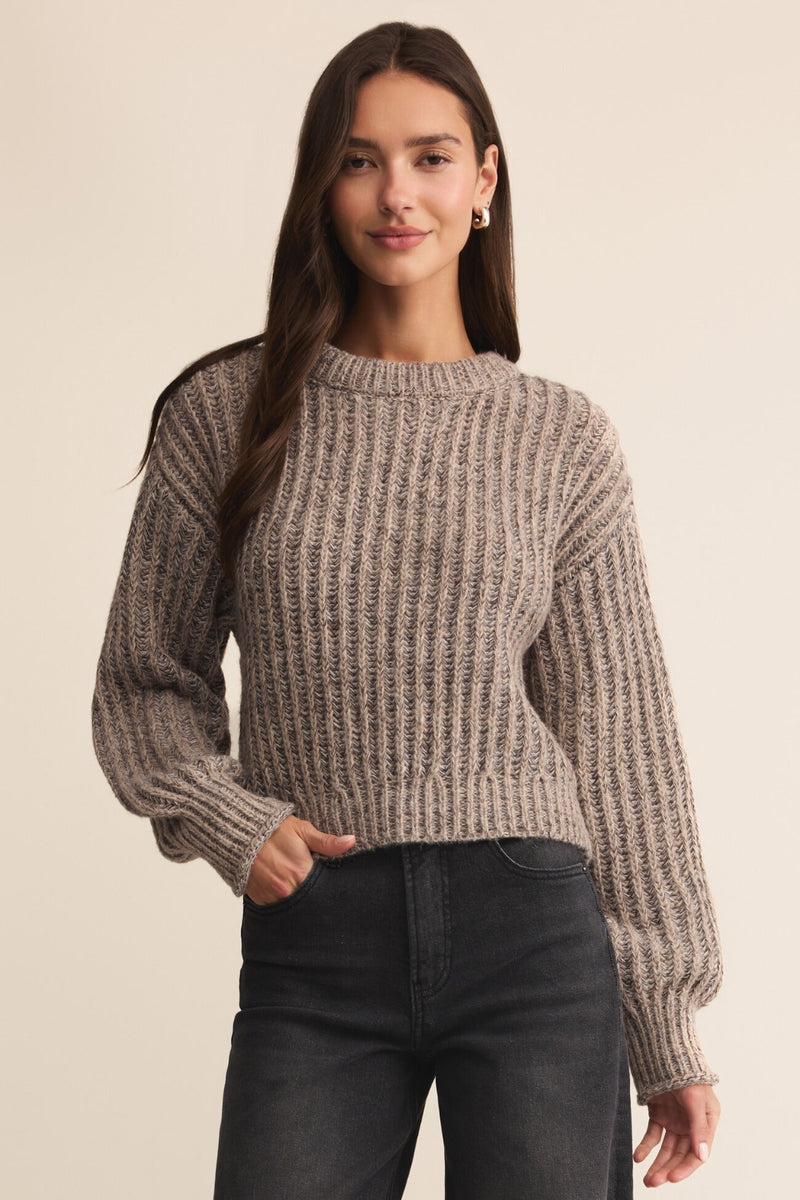 Z Supply Tivoli Sweater - Burnt Ash Heather
