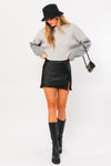 Jazmin Colorblock Sweater - Grey/Black