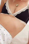 Free People Oh My Darling Plunge Bra - Black
