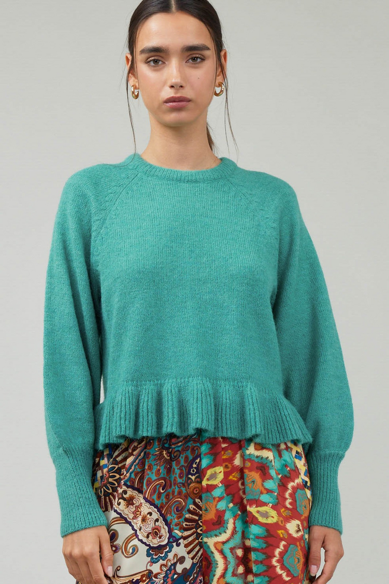 Wrenlee Sweater Turquoise