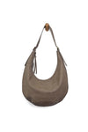 Nadia Buck Large Hobo Bag - Taupe Grey