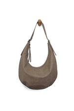 Nadia Buck Large Hobo Bag - Taupe Grey