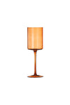 Colored Square Crystal Wine Glass