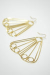 Mata Traders Wire Wing Gold Earrings