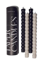 Taper Candles in Tube Packaging