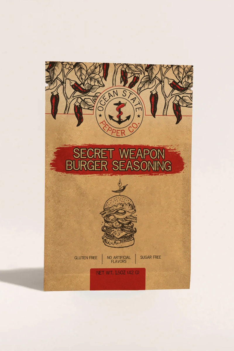 Ocean State Pepper Co Packet Seasoning - Secret Weapon Burger Seasoning