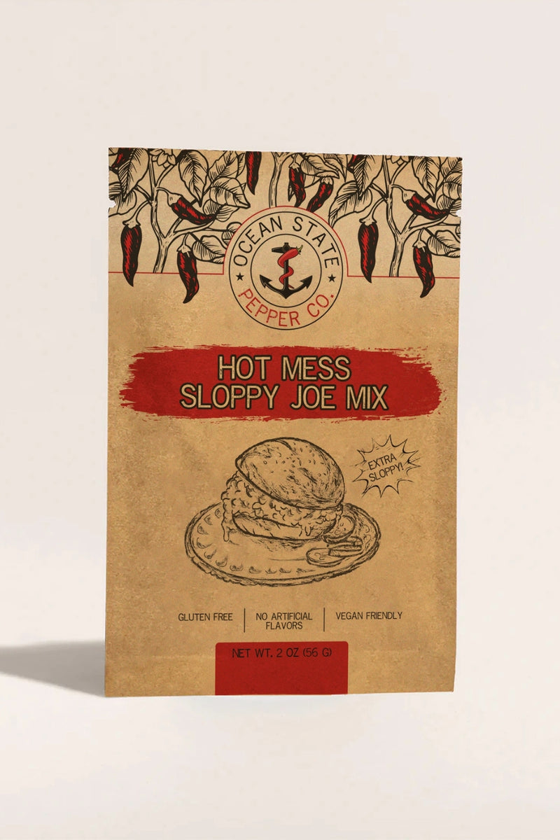 Ocean State Pepper Co Packet Seasoning - Hot Mess Sloppy Joe