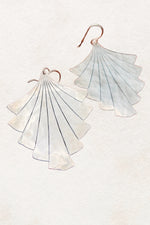 Fluff Hardware Flight Earrings - Silver Finish