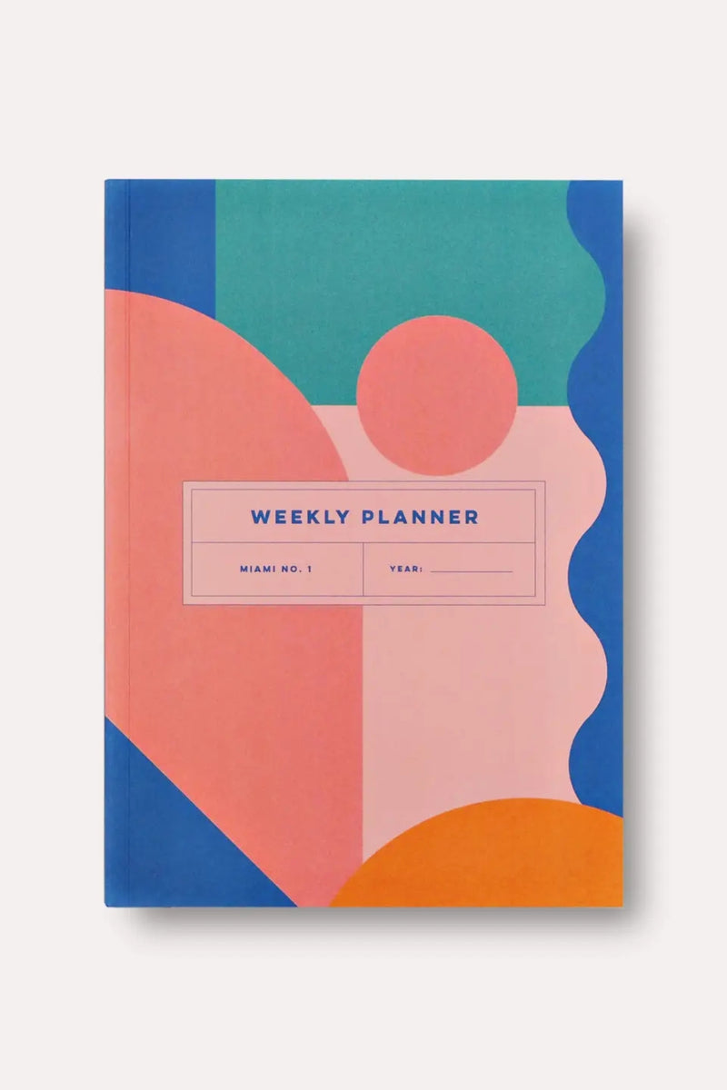 Weekly Lay Flat Undated Planner - Miami