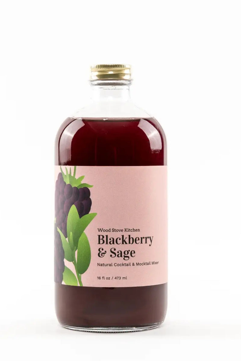 Wood Stove Kitchen Cocktail Mixer - Blackberry & Sage