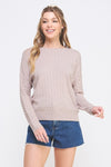 Winona Sweater Top Aloe