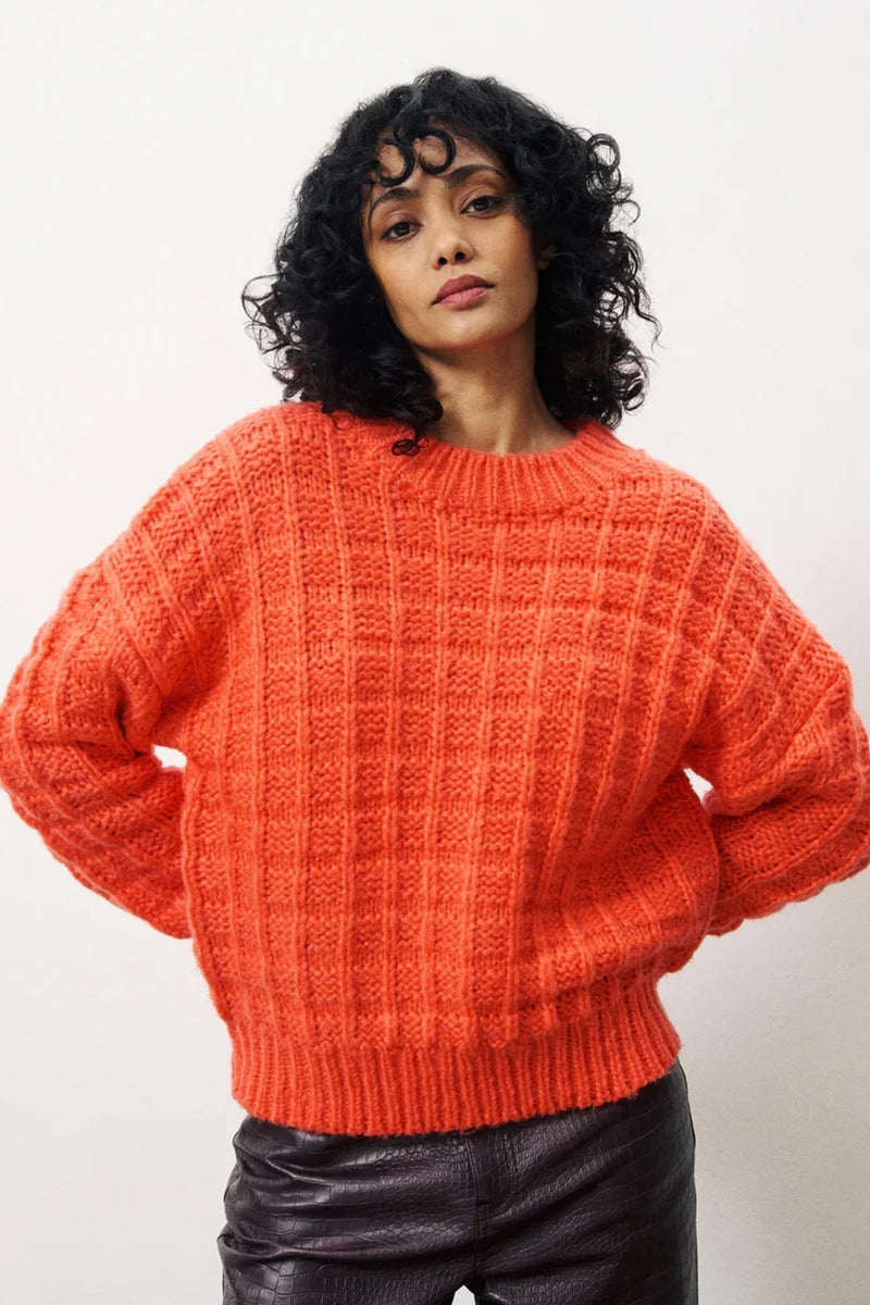 FRNCH Chjara Sweater - Coral