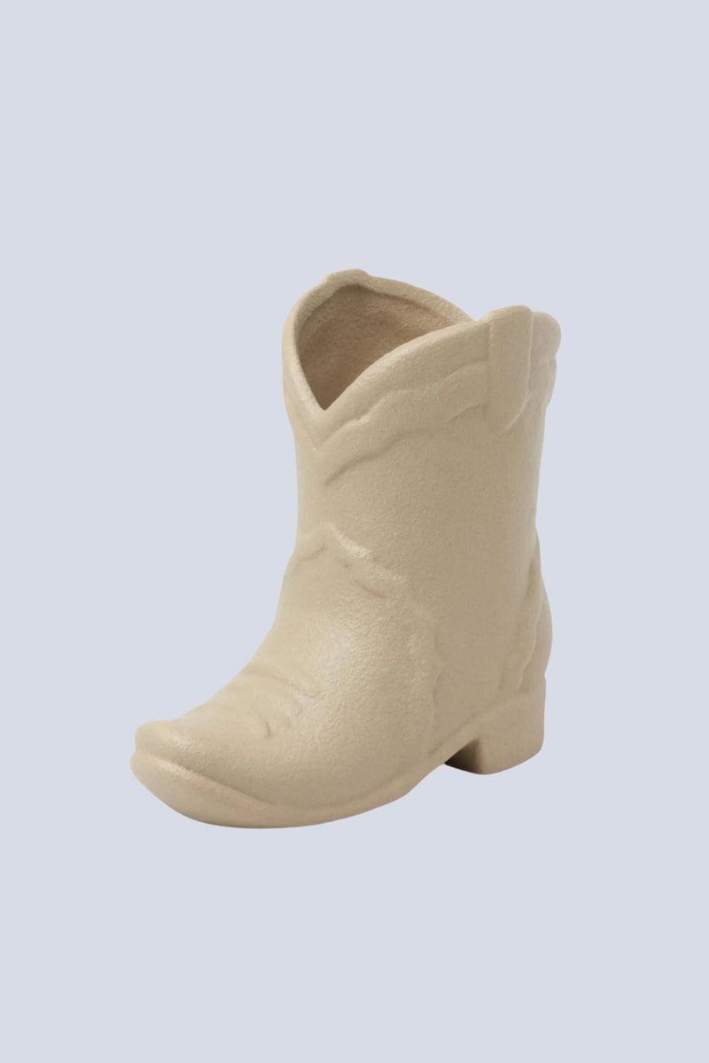 Paddywax Nashville Ceramic Cowboy Boot Candle - Bergamot + Maho