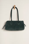 Sierra Suede Shoulder Bag - Emerald