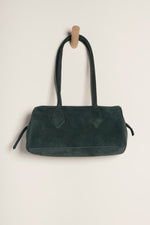 Sierra Suede Shoulder Bag - Emerald