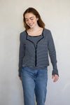 Paula Tank + Sweater Set Navy + Ivory