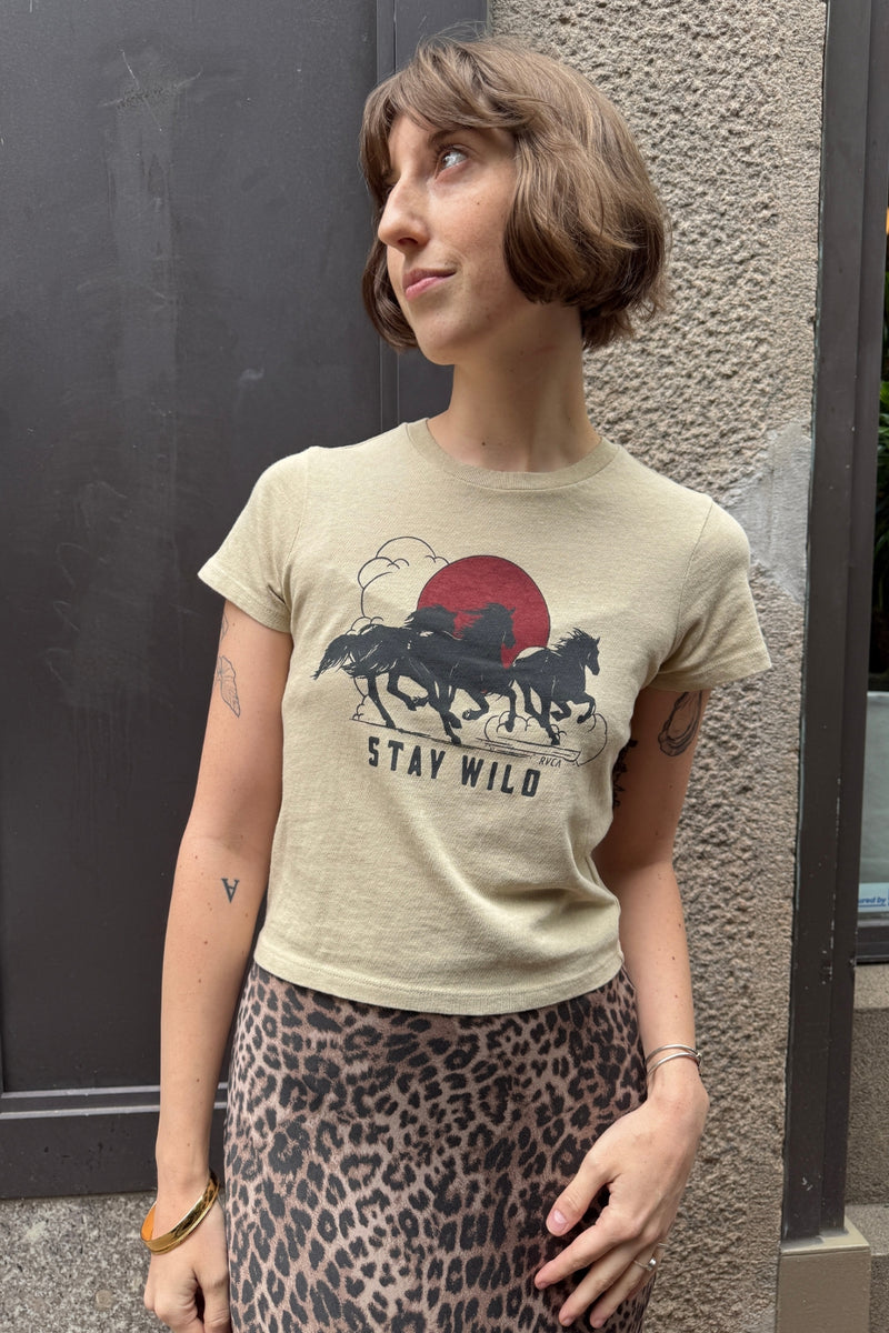 RVCA 411 Tee - Eucalyptus
