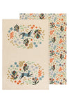 Cotton Linen Kitchen Towel Set - Dogwood