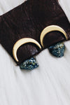 Bohindie Stream Dark Side of the Moon Earrings