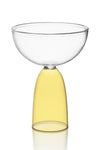 Mamo Coupe Glass - Clear + Honey