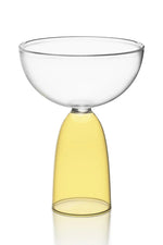 Mamo Coupe Glass - Clear + Honey