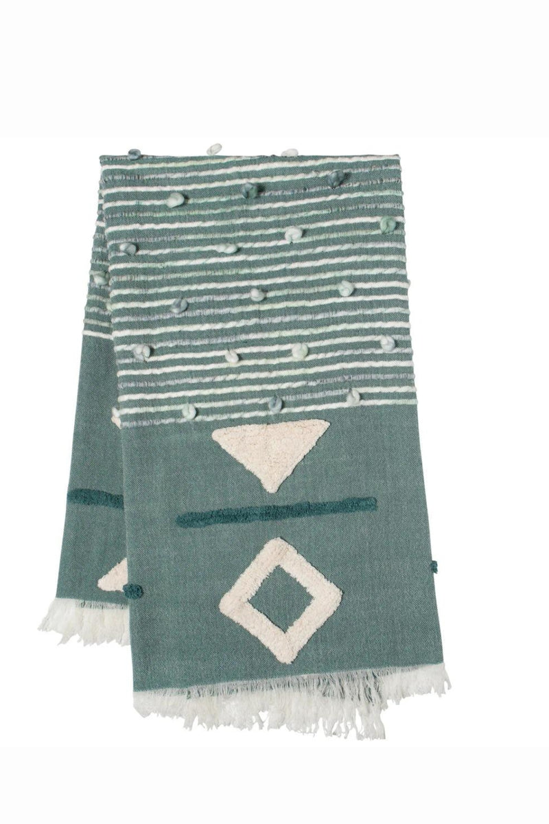 Jade Green Brook Throw