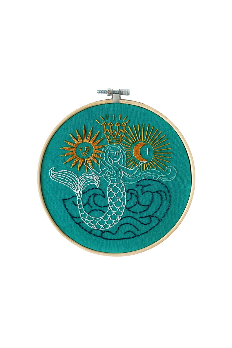 Rikrack Embroidery Kit Mermaid