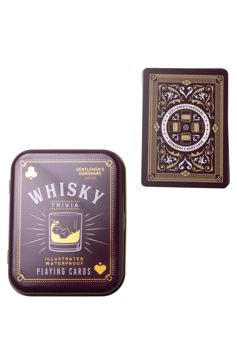 Whiskey Trivia Playing Cards