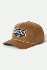 Brixton Pierson Netplus Snapback - Sand Corduroy