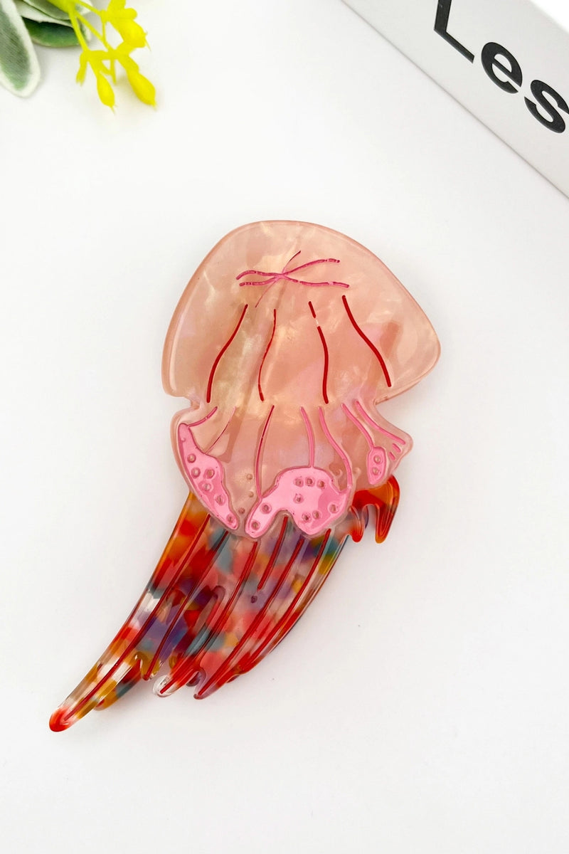 Marine Animal Hair Clip - Jellyfish